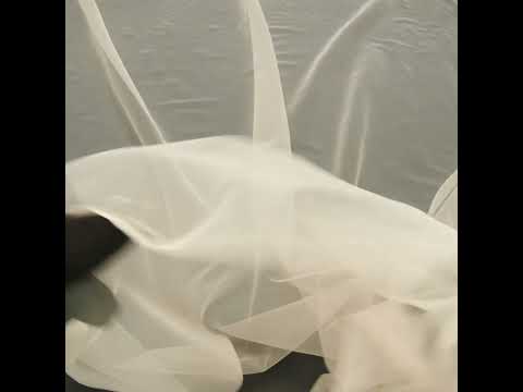 Soft Nylon Tulle - Vanilla - Leonardo Collection - Image 6 of 7