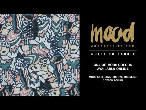 Mood Exclusive Discovering Nemo Navy Cotton Poplin - Image 5 of 5