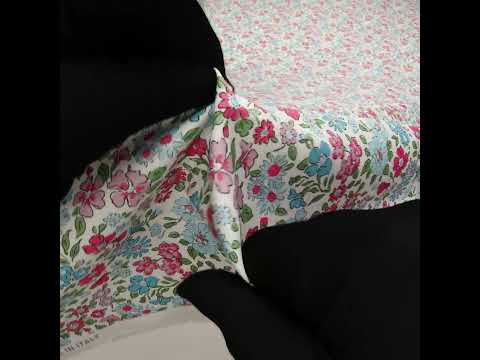 Liberty Fabrics Tana Lawn® - Annabella Blue - Baby Blue, Pink and Green Floral - Image 6 of 6