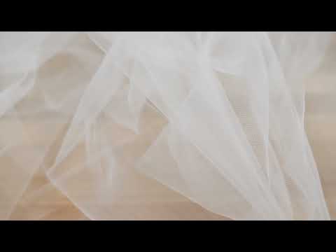 Nylon Tulle 108" - Ivory - Pavlova Wide Collection - Image 6 of 6