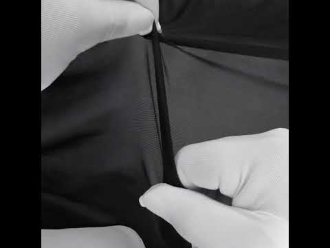 Black Polyester Stretch Mesh - Image 5 of 5