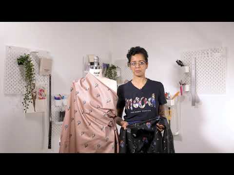 Stretch Cotton Sateen - White Stars and Moons - Garde Chasse Print - Mood Exclusive Crow Collection - Image 5 of 5