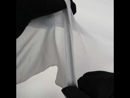 Nylon Stretch Mesh - Silver - Bernetta Collection