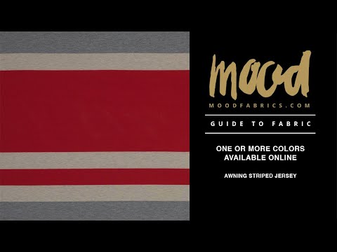 Red, Oatmeal and Gray Awning Striped Jersey - Image 5 of 5