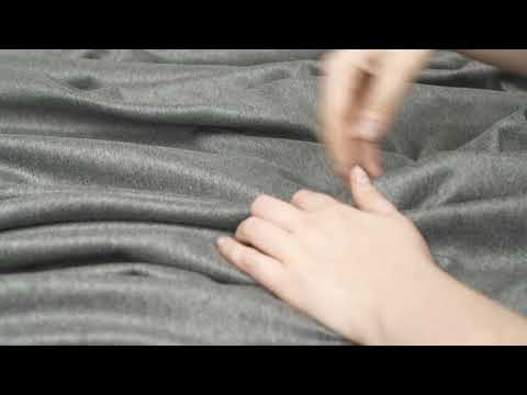 Italian Heathered Gray 100% Cashmere - Image 5 of 5