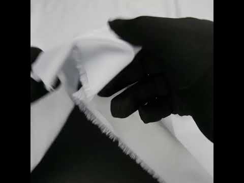 Mercerized Organic Egyptian Cotton Voile - Gray - Toulouse Collection - Image 6 of 6