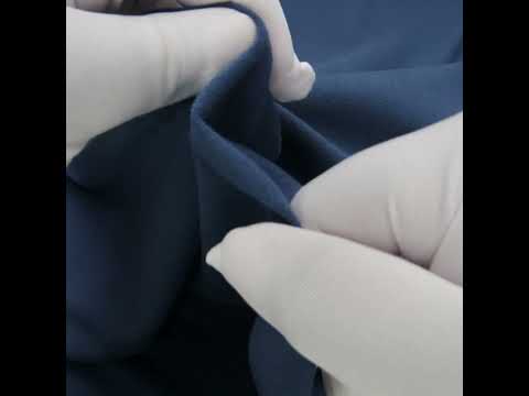 Muted Navy Stretch Cotton Jersey - Image 6 of 6