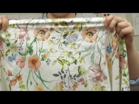 Cotton Poplin - White Floral Border - La Marche des Fleurs Print - Mood Exclusive Jacques Collection - Image 5 of 5