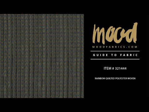 Rainbow Quilted Polyester Woven - Image 5 of 5