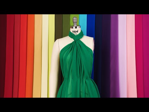 Silk Chiffon 44" - Capers - Premium Collection - Image 6 of 6