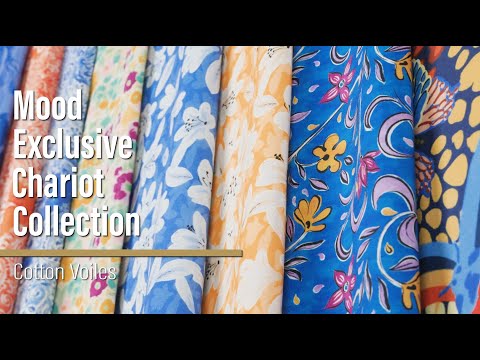 Cotton Voile Panel - Purple and Orange Cranes and Clouds - Sunrise Flight Print - Mood Exclusive Chariot Collection - Image 6 of 6